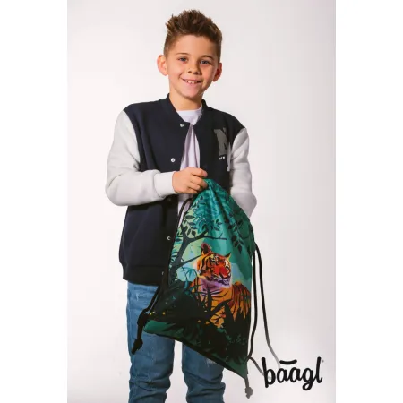 BAAGL SET 3 Ergo Tygr: aktovka, penál, sáček