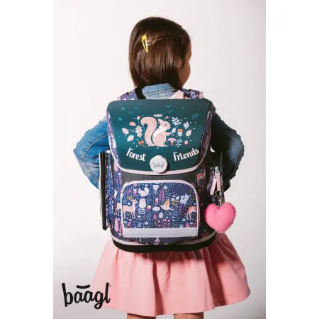 BAAGL SET 3 Ergo Veverka: aktovka, penál, sáček