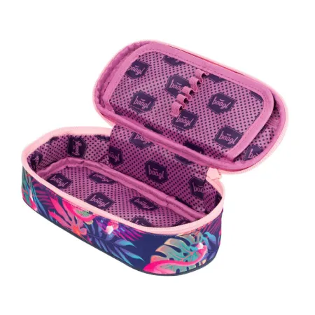 BAAGL SET 3 Flamingo: batoh, penál, sáček