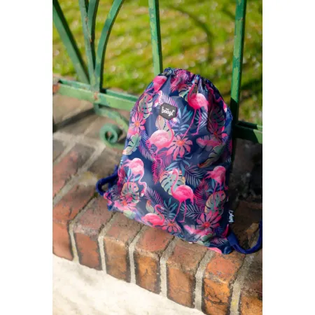 BAAGL SET 3 Flamingo: batoh, penál, sáček