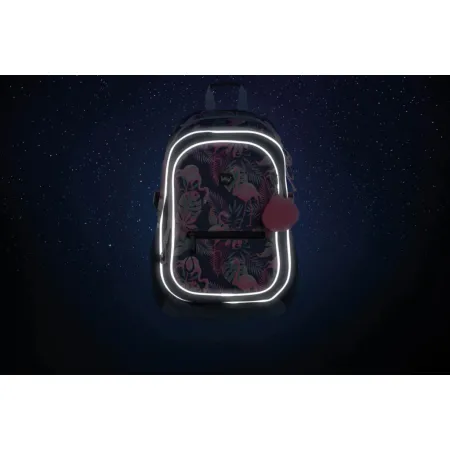 BAAGL SET 3 Flamingo: batoh, penál, sáček