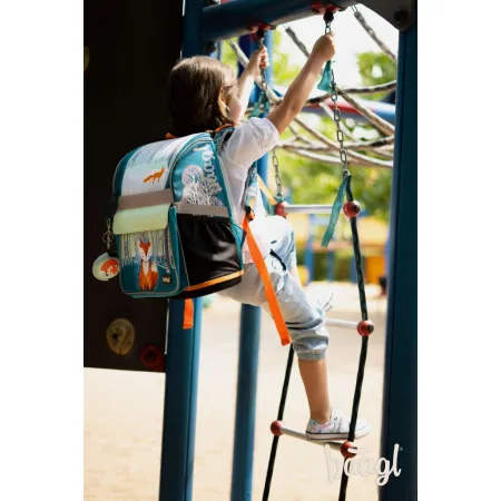 BAAGL SET 3 Foxie: aktovka, penál, sáček