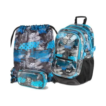 BAAGL SET 3 Freestyle: batoh, penál, sáček