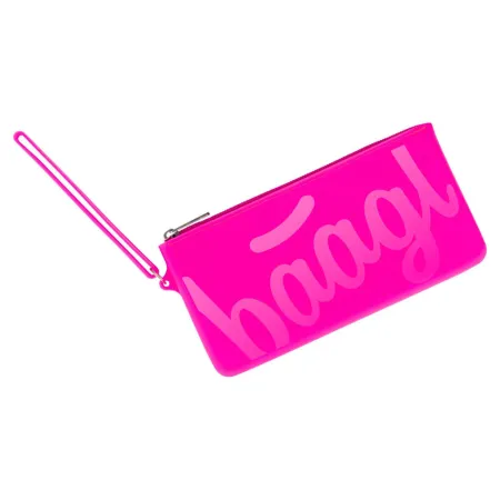 BAAGL SET 3 Fun Plameňák: batoh, penál a silikonové pouzdro