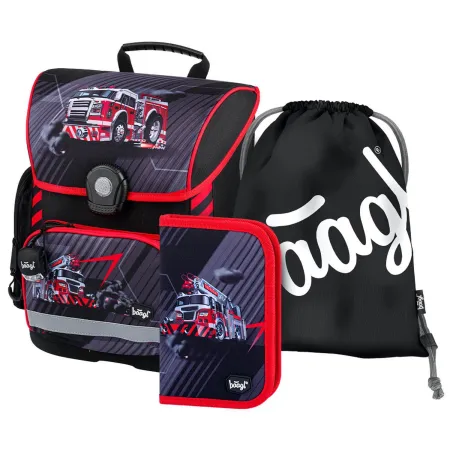 BAAGL SET 3 Hasiči: aktovka, penál, sáček (verze 2)