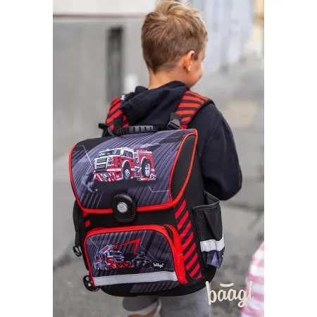 BAAGL SET 3 Hasiči: aktovka, penál, sáček (verze 2)