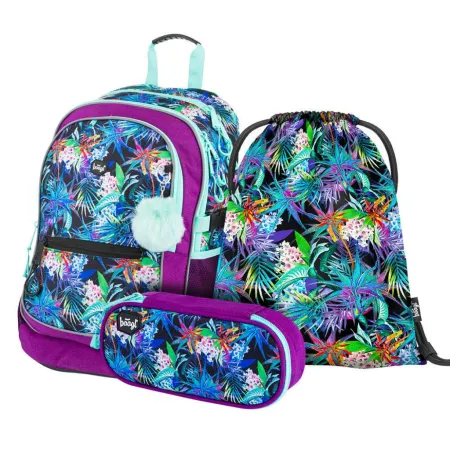 BAAGL SET 3 Jungle: batoh, penál, sáček