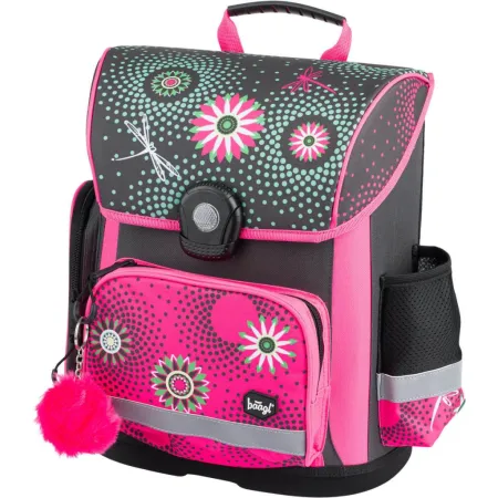 BAAGL SET 3 Květiny: aktovka, penál, sáček