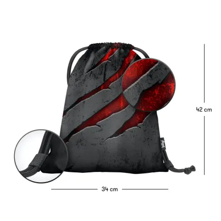 BAAGL SET 3 Láva: batoh, penál, sáček