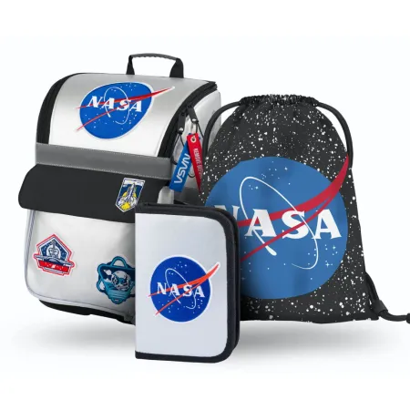 BAAGL SET 3 NASA: aktovka, penál, sáček