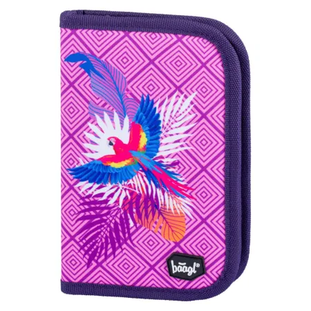 BAAGL SET 3 Papoušek: aktovka, penál, sáček