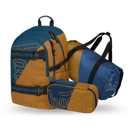 BAAGL SET 3 Skate Duo: batoh, penál, sportovní taška  GRS