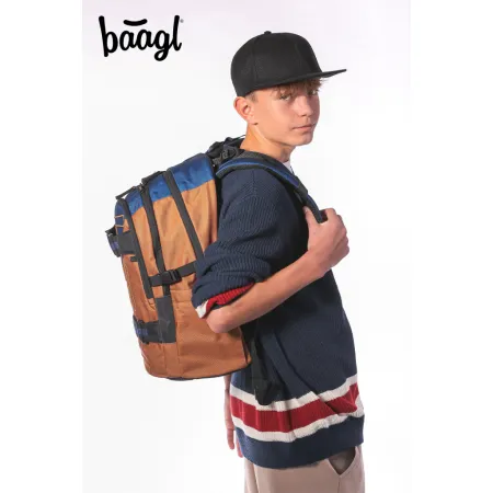 BAAGL SET 3 Skate Duo: batoh, penál, sportovní taška  GRS