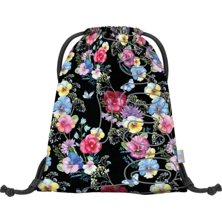 BAAGL SET 3 Skate Flowers: batoh, penál a sáček