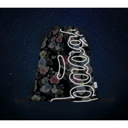 BAAGL SET 3 Skate Flowers: batoh, penál a sáček