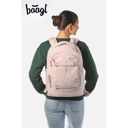 BAAGL SET 3 Skate Max Creamy: batoh, penál, sáček GRS