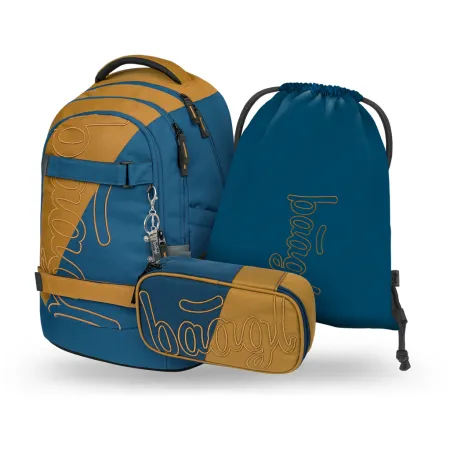 BAAGL SET 3 Skate Max Duo: batoh, penál, sáček GRS