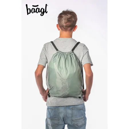 BAAGL SET 3 Skate Max Mentol: batoh, penál, sáček GRS