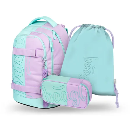 BAAGL SET 3 Skate Max Sweet: batoh, penál, sáček GRS