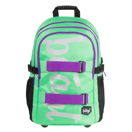 BAAGL SET 3 Skate Mint: batoh, penál, sáček
