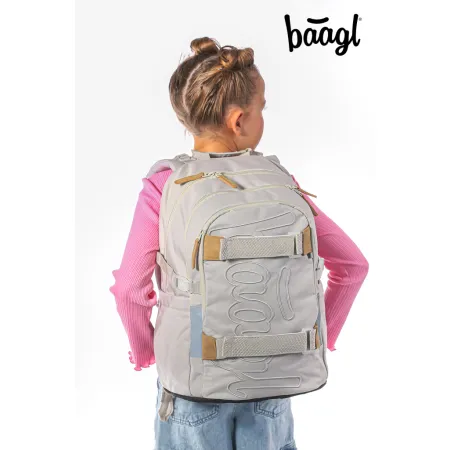 BAAGL SET 3 Skate Mist: batoh, penál, sportovní taška  GRS