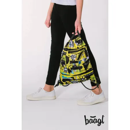 BAAGL SET 3 Skate Street Art: batoh, penál, sáček