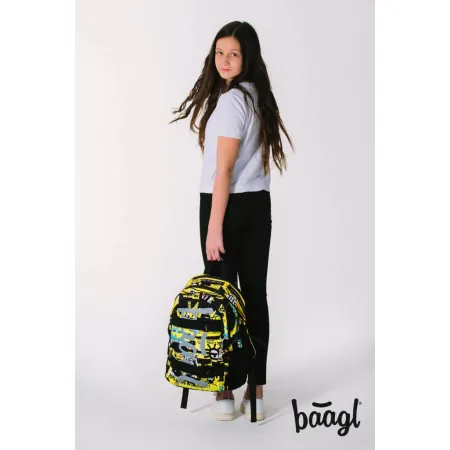 BAAGL SET 3 Skate Street Art: batoh, penál, sáček