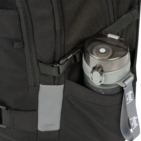 BAAGL SET 3 Skate Uni černá: batoh, penál, sportovní taška  GRS