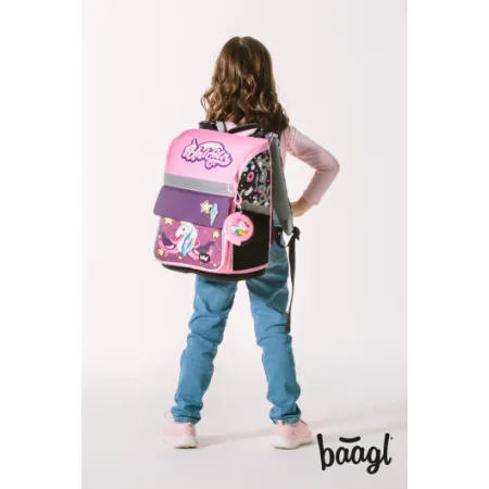 BAAGL SET 3 Unicorn: aktovka, penál, sáček