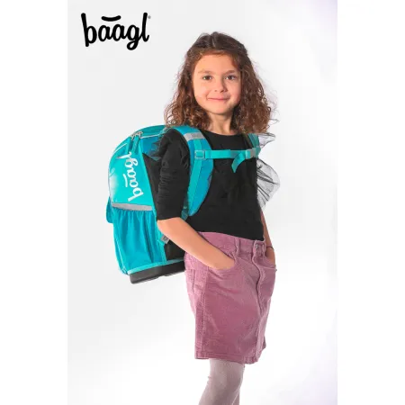 BAAGL SET 3 Zippy Delfín: aktovka, penál, sáček