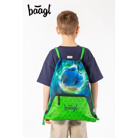 BAAGL SET 3 Zippy plus Fotbalový míč: aktovka, penál, sáček