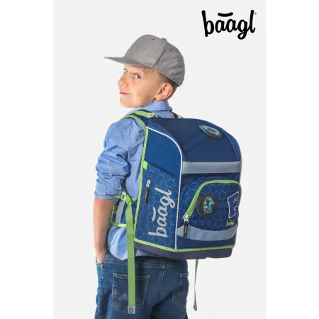 BAAGL SET 3 Zippy plus Fotbalový míč: aktovka, penál, sáček