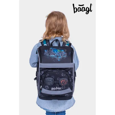 BAAGL SET 3 Zippy plus Harry Potter Bradavice Lumos: aktovka, penál, sáček