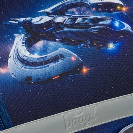 BAAGL SET 3 Zippy Vesmírná loď: aktovka, penál, sáček