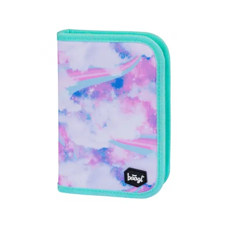 BAAGL SET 4 Zippy Duha: aktovka, penál, sáček, silikonové pouzdro