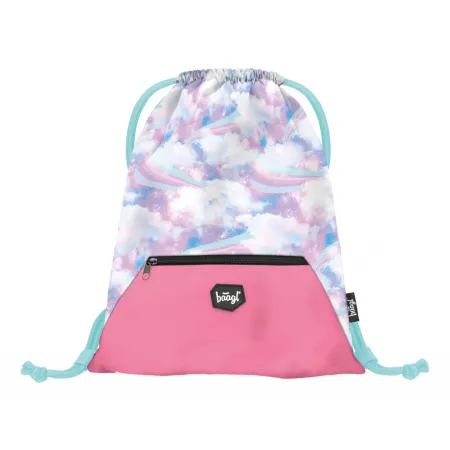 BAAGL SET 4 Zippy Duha: aktovka, penál, sáček, silikonové pouzdro