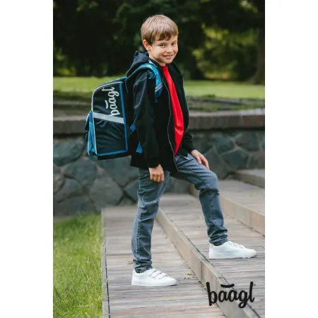 BAAGL SET 4 Zippy Sport: aktovka, penál, sáček, silikonové pouzdro