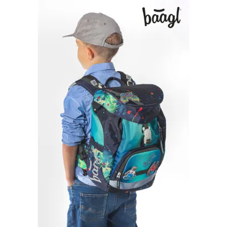 BAAGL SET 5 AIRY Chill: batoh, penál, sáček, zástěra, peněženka