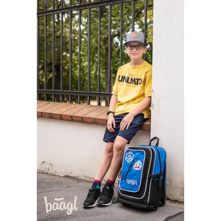BAAGL SET 5 Cubic Nasa: batoh, penál, sáček, notes, peněženka