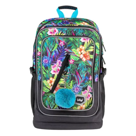 BAAGL SET 5 Cubic Tropical: batoh, penál, sáček, notes, silikonové pouzdro