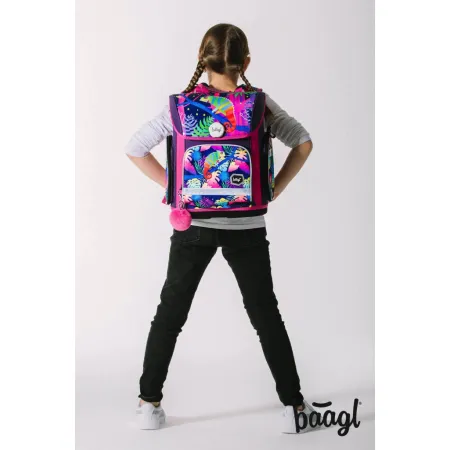 BAAGL SET 5 Ergo Chameleon: aktovka, penál, sáček, desky, box