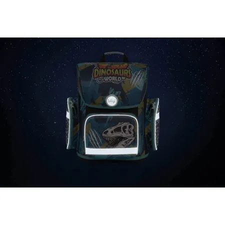 BAAGL SET 5 Ergo Dinosaurs World: aktovka, penál, sáček, desky, box