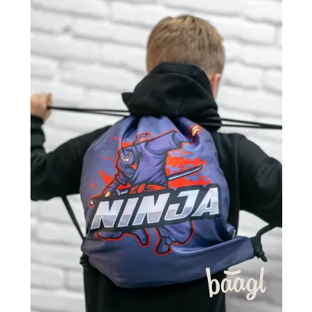 BAAGL SET 5 Ergo Ninja: aktovka, penál, sáček, desky, box