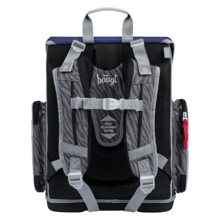 BAAGL SET 5 Ergo Ninja: aktovka, penál, sáček, desky, box