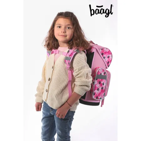 BAAGL SET 5 Ergo Tlapky: aktovka, penál, sáček, zástěra, peněženka