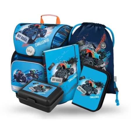 BAAGL SET 5 Ergo Truck: aktovka, penál, sáček, desky, box