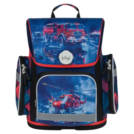 BAAGL SET 5 Ergo Záchranáři: aktovka, penál, sáček, zástěra, peněženka