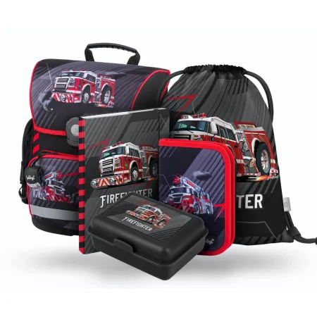 BAAGL SET 5 Hasiči: aktovka, penál, sáček, box, desky