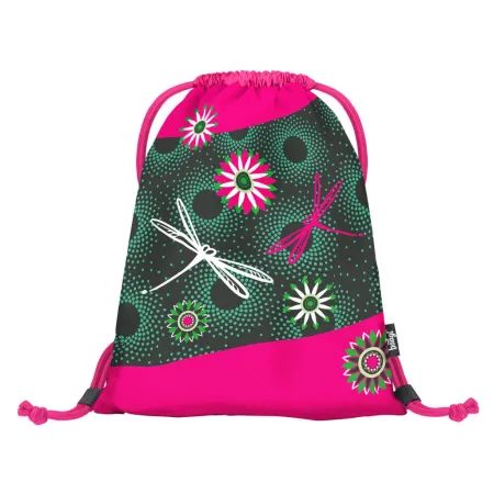 BAAGL SET 5 Květiny: aktovka, penál, sáček, box, desky