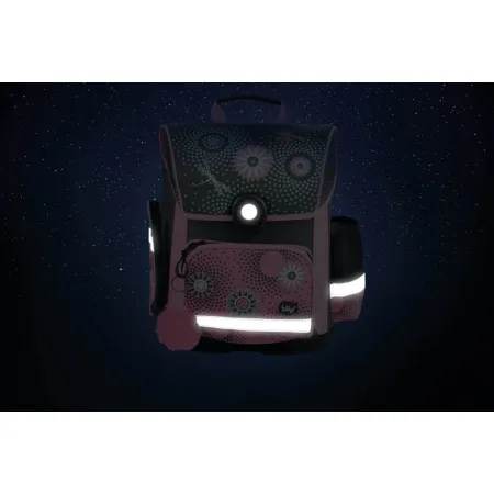 BAAGL SET 5 Květiny: aktovka, penál, sáček, box, desky